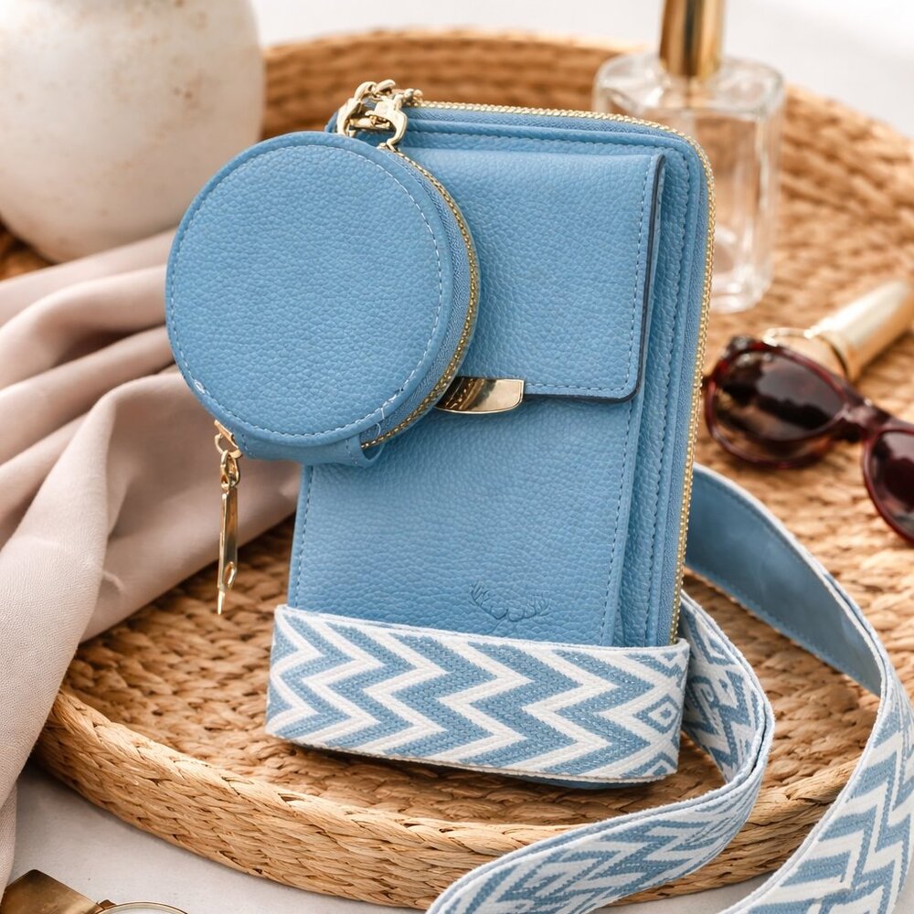 Artizanni Womens Crossbody Wallet Phone Case, Vegan Leather   EASTER DAY DEALS